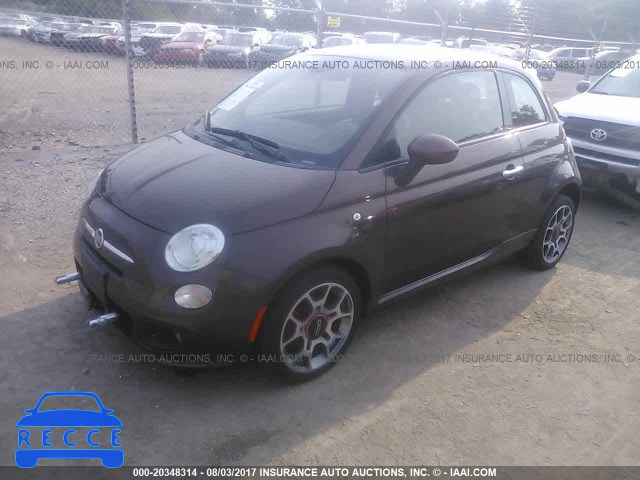 2015 Fiat 500 SPORT 3C3CFFBR7FT501493 зображення 1