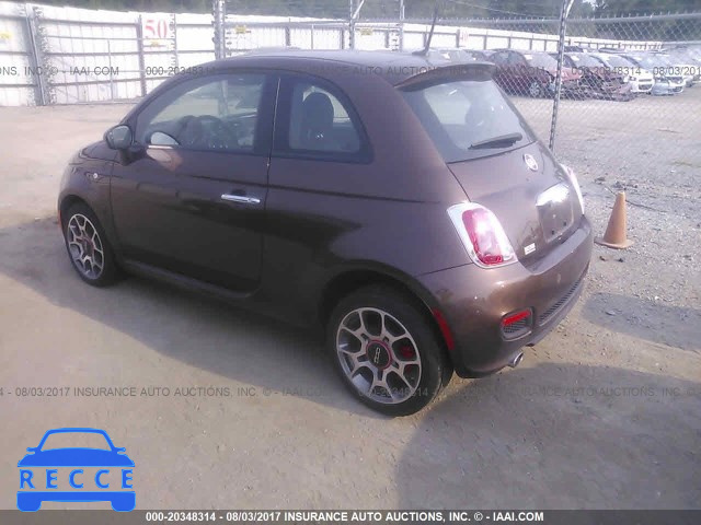 2015 Fiat 500 SPORT 3C3CFFBR7FT501493 зображення 2