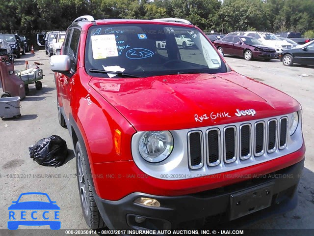 2015 Jeep Renegade LIMITED ZACCJADT7FPC31954 image 0