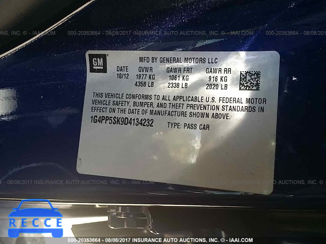 2013 Buick Verano 1G4PP5SK9D4134232 image 8