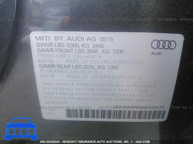 2015 Audi Q5 PREMIUM WA1CFAFP6FA123174 Bild 8