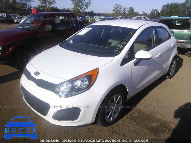 2014 KIA RIO LX KNADM5A34E6414394 зображення 1