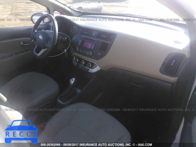 2014 KIA RIO LX KNADM5A34E6414394 зображення 4