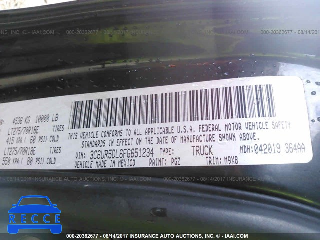 2015 RAM 2500 SLT 3C6UR5DL6FG651234 image 8