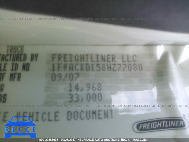 2008 FREIGHTLINER M2 106 MEDIUM DUTY 1FVACXDT58HZ77080 зображення 9