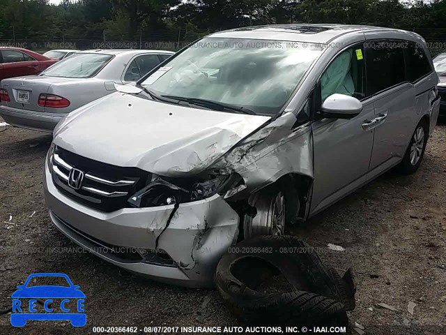 2014 HONDA ODYSSEY EXL 5FNRL5H61EB099733 image 1