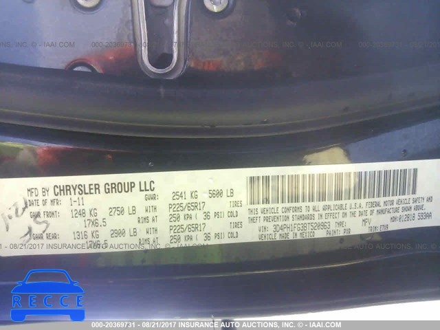 2011 Dodge Journey MAINSTREET 3D4PH1FG3BT520963 image 8