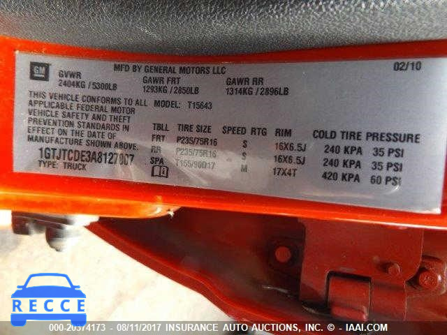 2010 GMC Canyon SLE 1GTJTCDE3A8127007 image 8