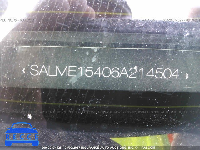 2006 Land Rover Range Rover HSE SALME15406A214504 зображення 8