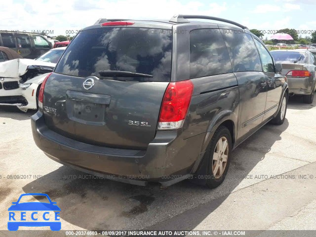 2004 Nissan Quest 5N1BV28U24N344057 image 3