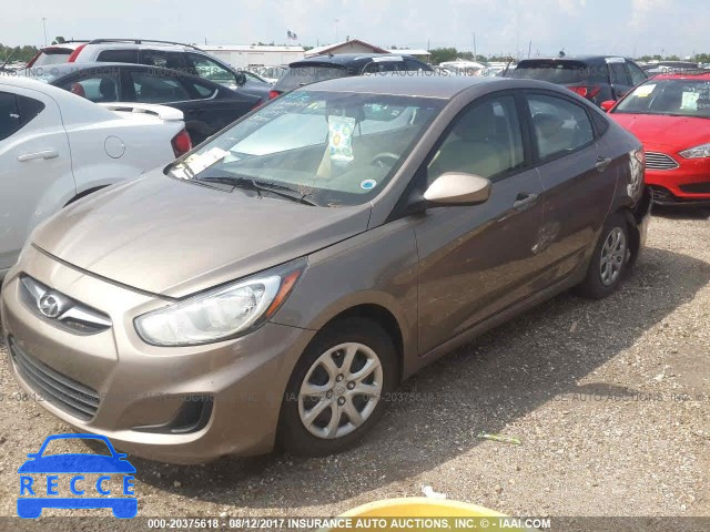 2014 Hyundai Accent KMHCT4AE4EU716689 зображення 1