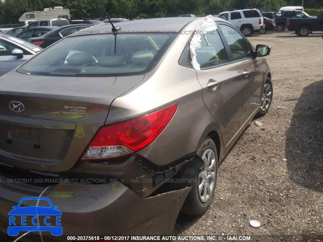 2014 Hyundai Accent KMHCT4AE4EU716689 зображення 3