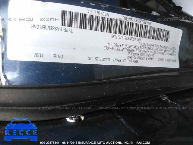 2008 Subaru Legacy 4S3BL616187217730 image 8