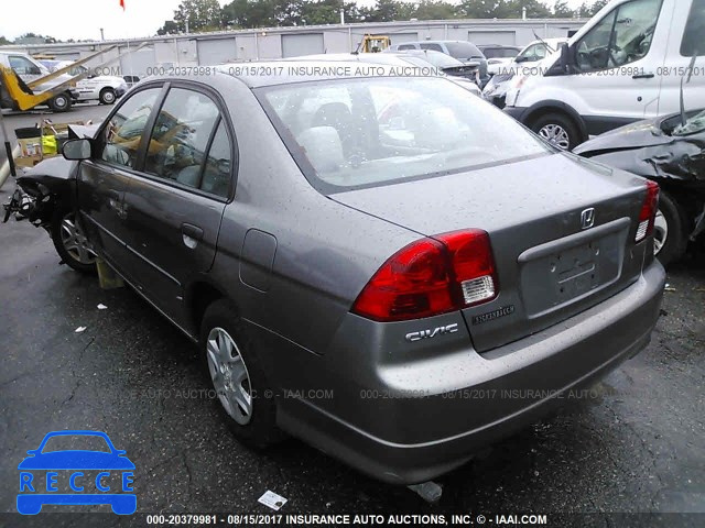 2005 Honda Civic 2HGES16345H500058 зображення 2