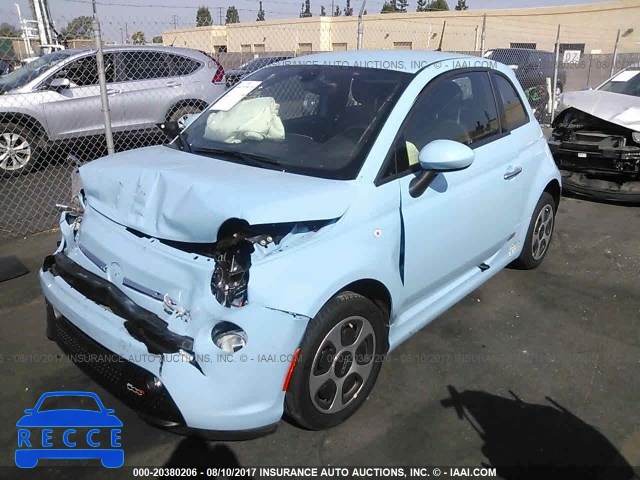 2016 Fiat 500 ELECTRIC 3C3CFFGE8GT229429 image 1