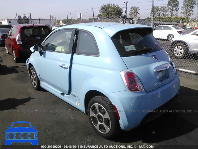 2016 Fiat 500 ELECTRIC 3C3CFFGE8GT229429 image 2
