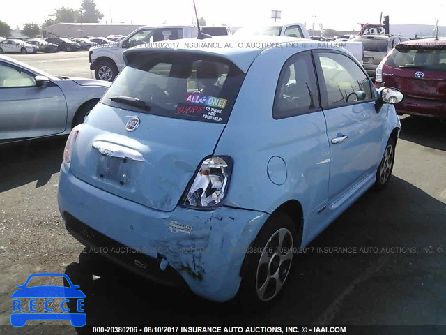 2016 Fiat 500 ELECTRIC 3C3CFFGE8GT229429 image 3
