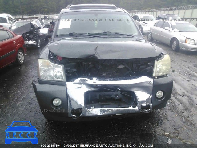 2006 Nissan Armada SE/LE 5N1AA08B26N725212 зображення 5