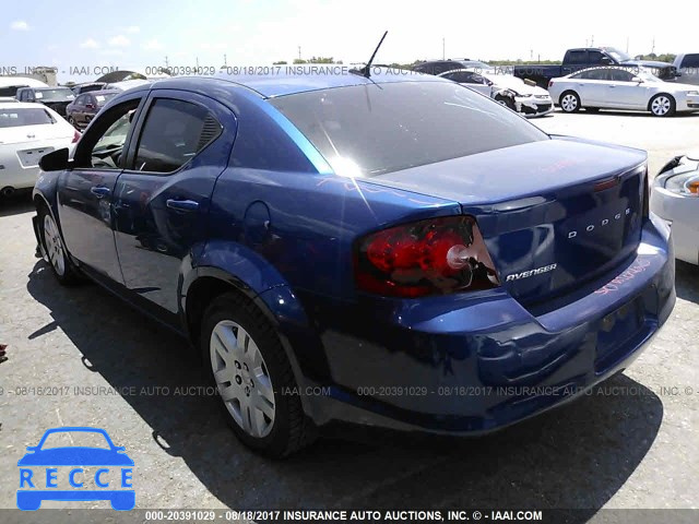 2014 Dodge Avenger SE 1C3CDZAB9EN110629 image 2