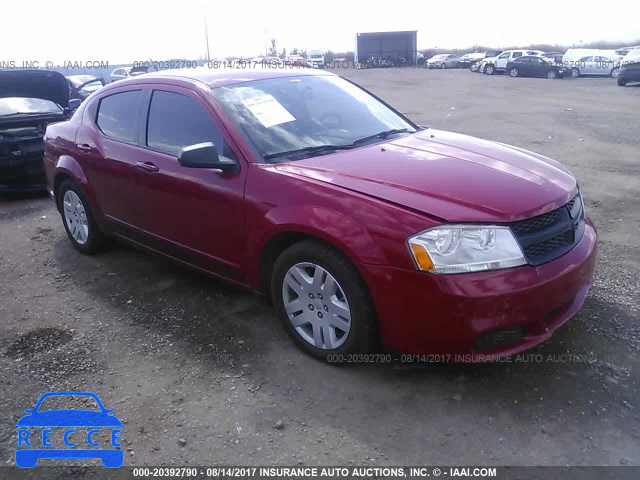 2012 Dodge Avenger 1C3CDZAG4CN269504 зображення 0