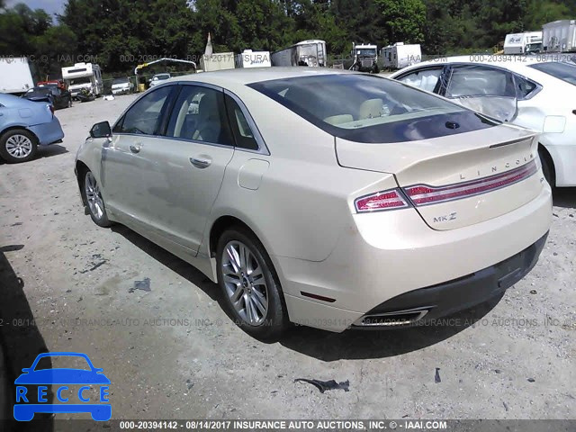 2014 Lincoln MKZ HYBRID 3LN6L2LU3ER821642 зображення 2