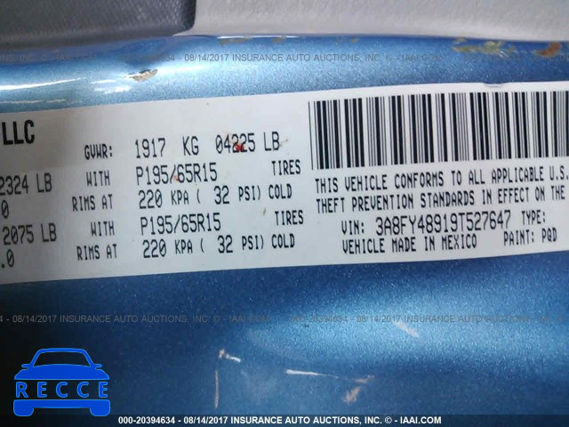 2009 Chrysler PT Cruiser 3A8FY48919T527647 image 8