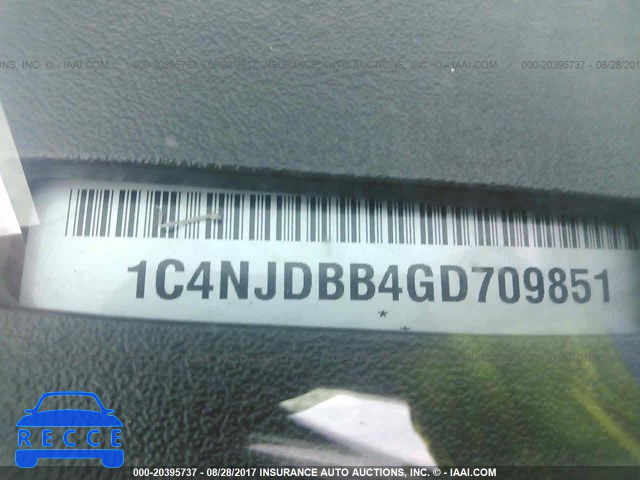 2016 Jeep Compass 1C4NJDBB4GD709851 image 8