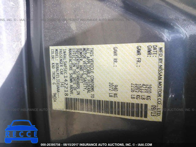 2014 Nissan Altima 1N4AL3AP5EC142218 image 8