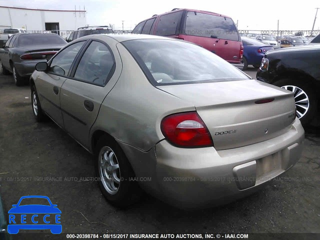 2003 Dodge Neon SE 1B3ES26C43D129676 image 2