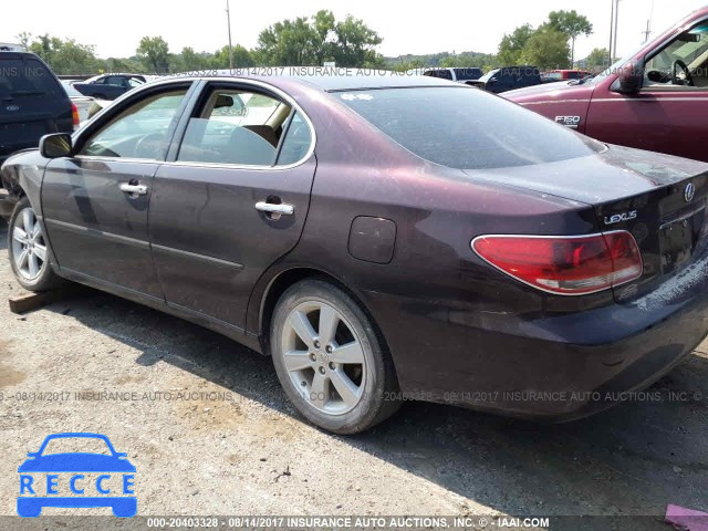 2005 Lexus ES 330 JTHBA30G055138733 image 2