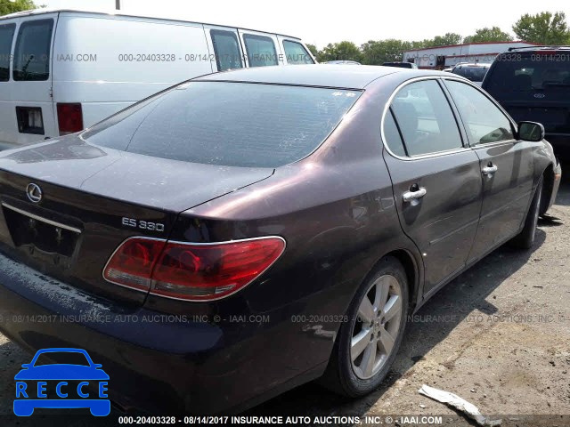 2005 Lexus ES 330 JTHBA30G055138733 image 3