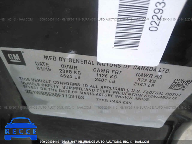 2015 Chevrolet Impala Limited LT 2G1WB5E38F1133163 image 8