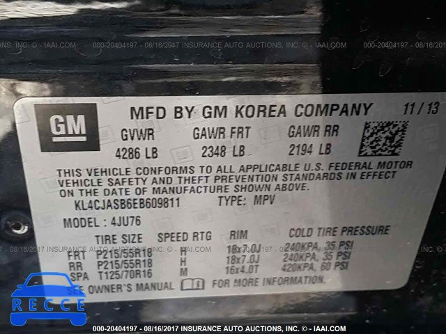 2014 Buick Encore KL4CJASB6EB609811 image 8