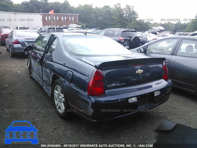 2007 Chevrolet Monte Carlo LT 2G1WK16N579322249 зображення 2