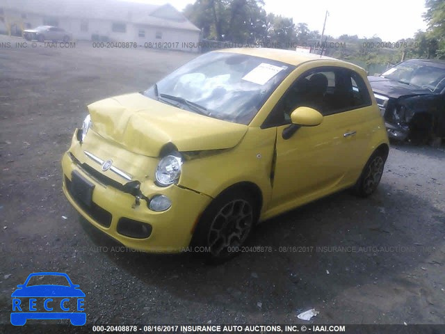 2013 FIAT 500 SPORT 3C3CFFBR2DT688994 зображення 1