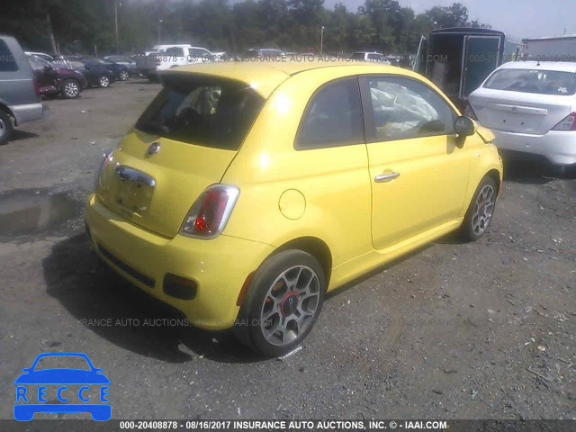 2013 FIAT 500 SPORT 3C3CFFBR2DT688994 зображення 3