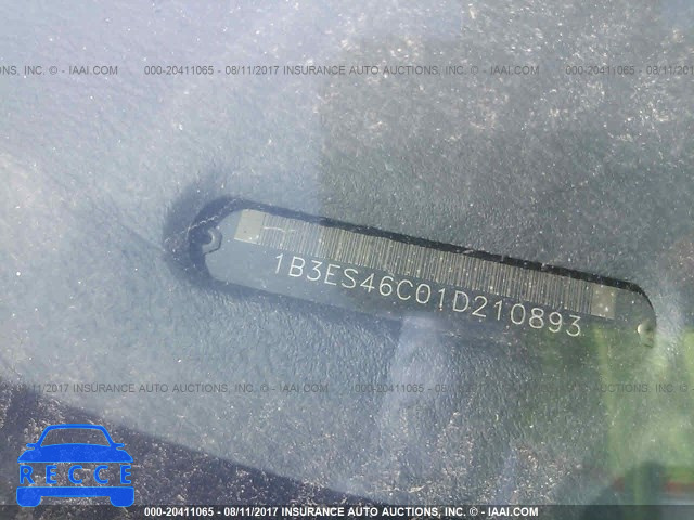 2001 Dodge Neon SE/ES 1B3ES46C01D210893 image 8