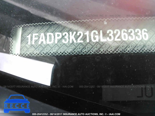 2016 Ford Focus 1FADP3K21GL326336 зображення 8