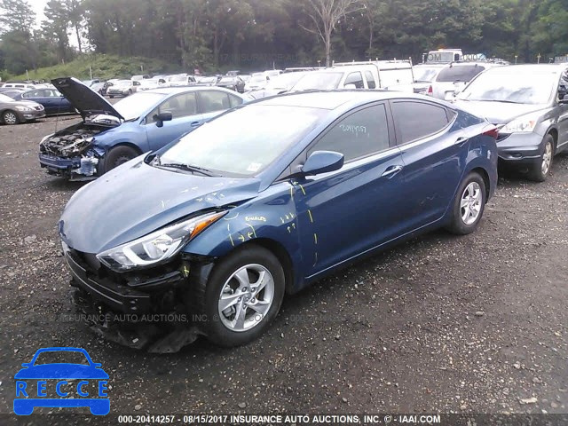 2014 HYUNDAI ELANTRA KMHDH4AE7EU164062 Bild 1