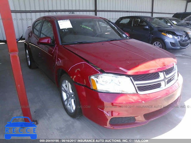 2012 Dodge Avenger 1C3CDZCB7CN233050 зображення 0