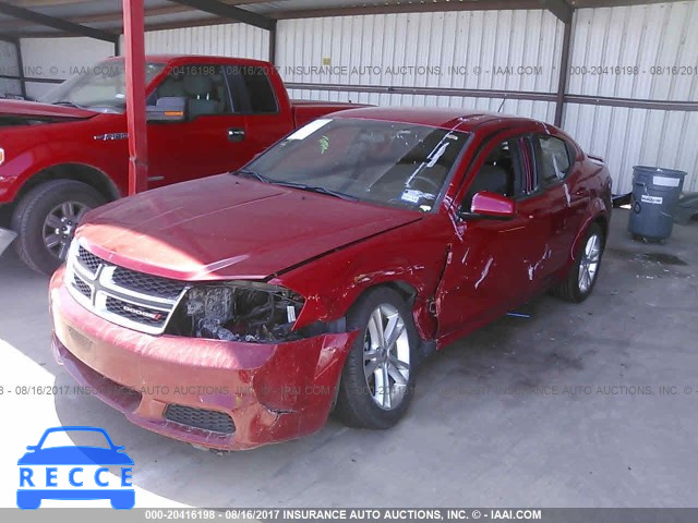 2012 Dodge Avenger 1C3CDZCB7CN233050 зображення 1