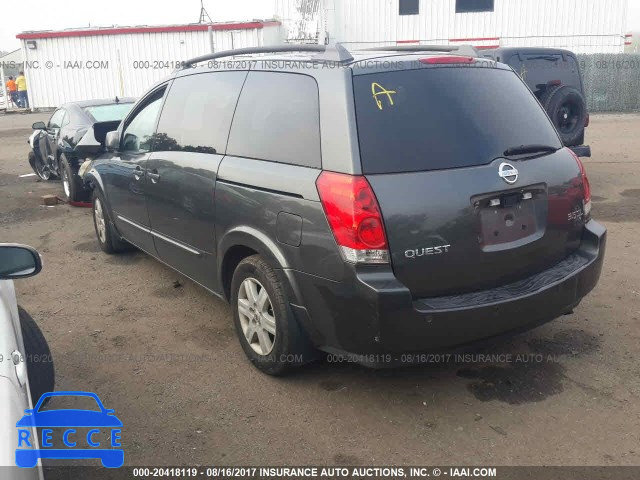 2004 Nissan Quest 5N1BV28U44N352368 image 2