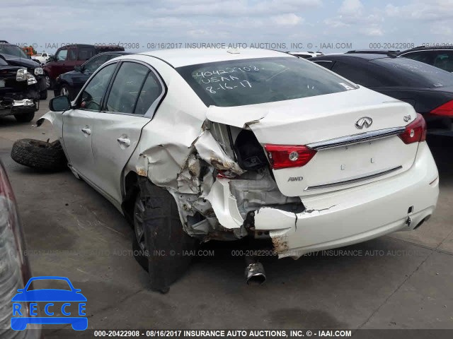 2014 Infiniti Q50 JN1BV7AR6EM685253 Bild 2