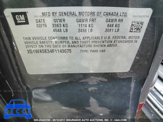 2015 Chevrolet Impala Limited LS 2G1WA5E34F1143675 image 8