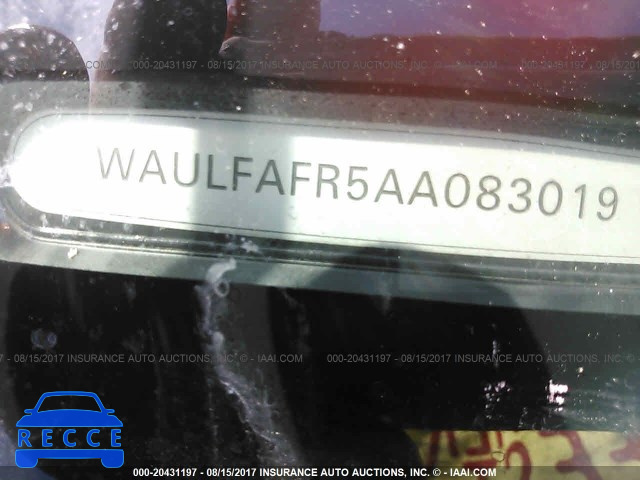 2010 Audi A5 WAULFAFR5AA083019 зображення 8