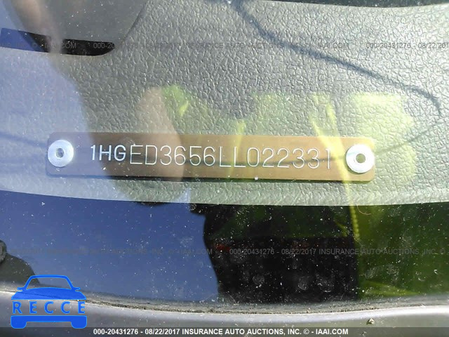 1990 HONDA CIVIC 1HGED3656LL022331 image 8