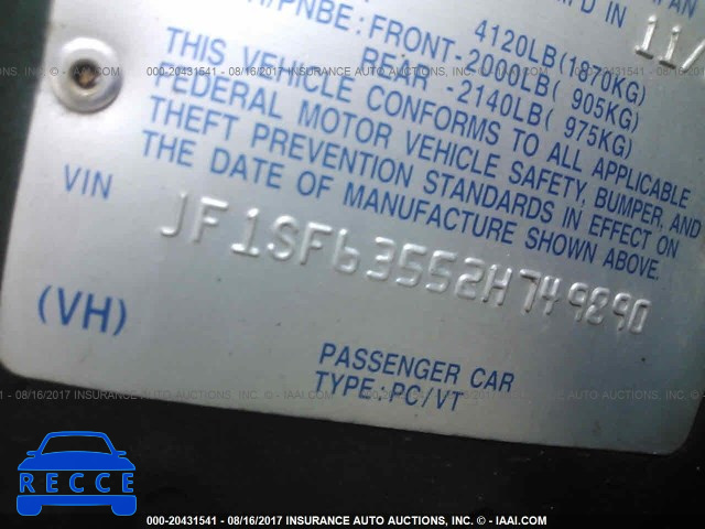 2002 Subaru Forester L JF1SF63552H749890 image 8
