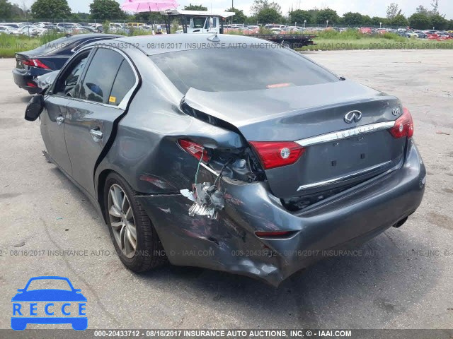 2014 Infiniti Q50 JN1BV7AP1EM681917 зображення 2