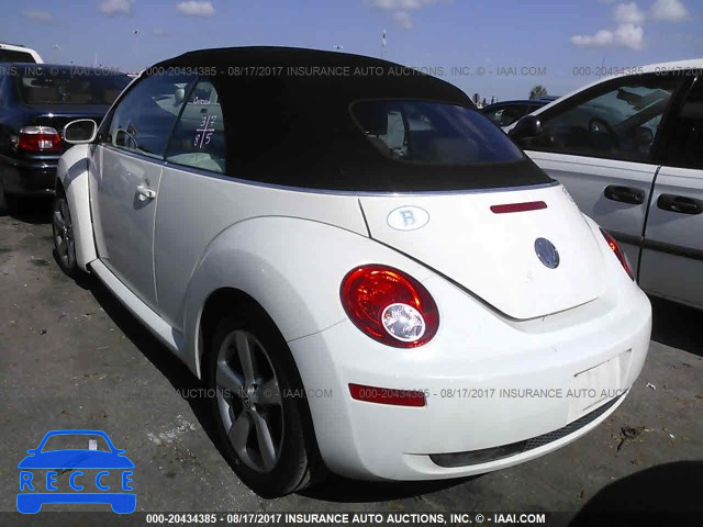 2007 VOLKSWAGEN NEW BEETLE TRIPLE WHITE 3VWFF31Y07M422322 Bild 2