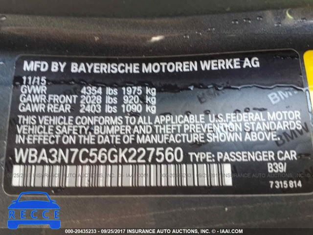 2016 BMW 428 WBA3N7C56GK227560 зображення 8